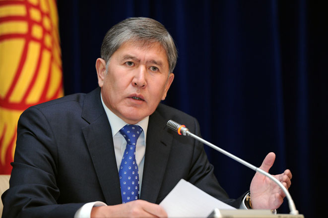Kyrgyz President doubts that his country will join Customs Union in 2015