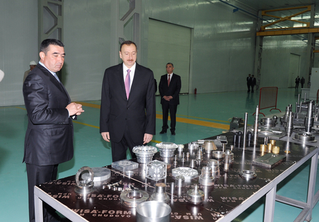 Prezident İlham Əliyev Sumqayıtda bir sıra zavodların açılışında iştirak edib (ƏLAVƏ OLUNUB) (FOTO)