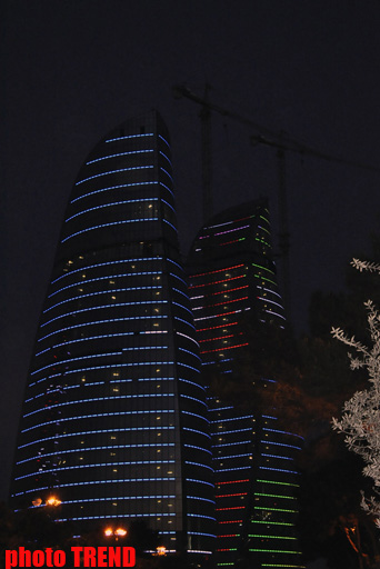 "Пламенные Башни" Баку (фотосессия)