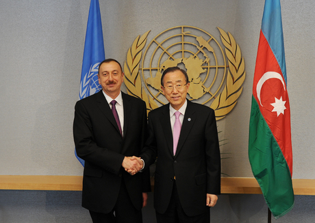 Президент Азербайджана встретился с генеральным секретарем ООН
