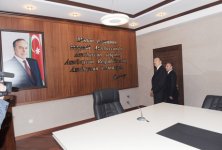 Prezident İlham Əliyev Bakının Nəsimi Rayon İcra Hakimiyyətinin yeni inzibati binasının açılışında iştirak edib (FOTO)