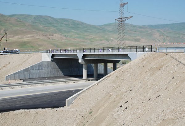 Construction and repair works at Baku-Guba highway complete