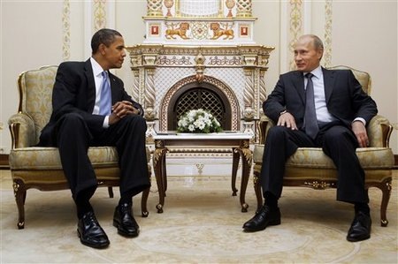 Барак Обама поблагодарил Владимира Путина за содействие по борьбе с терроризмом