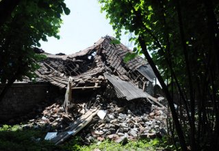 От землетрясения в Балакене серьезно пострадали 360 домов