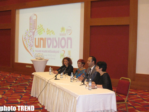 "Univision" iştirakçılarının ardıcıllığı müəyyənləşib (FOTO) - Gallery Image