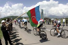 Second stage of international cycle tour finishes in Azerbaijan (PHOTO) - Gallery Thumbnail