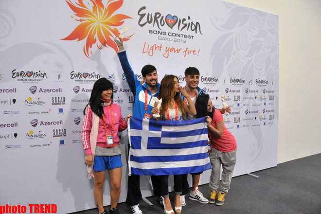 Yunanıstanın "Eurovision” təmsilçisi ad gününü Bakıda qeyd edib (FOTO) - Gallery Image