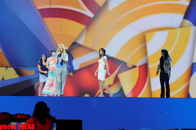 Latviyanın "Eurovision” təmsilçisinin ilk repetisiyasından görüntülər (FOTO)