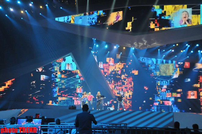 Eurovision-2012 San Marino participant sings song in Baku (PHOTO) - Gallery Image