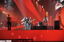 Рок-группа "Изабо" на сцене  "Baku Crystal Hall" (фотоссесия)