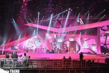 В Баку прошла репетиция израильских участников "Евровидения-2012" (ФОТО)