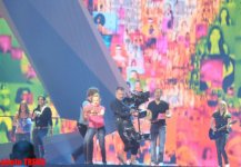 Eurovision-2012 San Marino participant sings song in Baku (PHOTO)