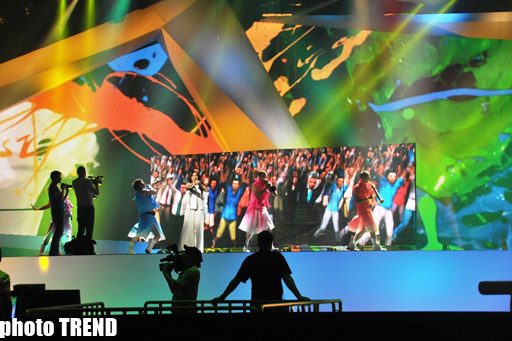 В Баку прошла репетиция украинской участницы "Евровидения-2012" (ФОТО)