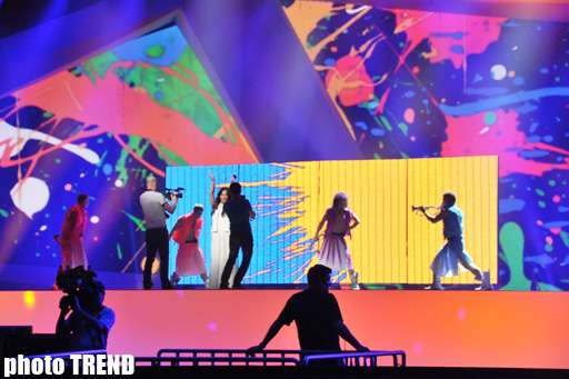 В Баку прошла репетиция украинской участницы "Евровидения-2012" (ФОТО)