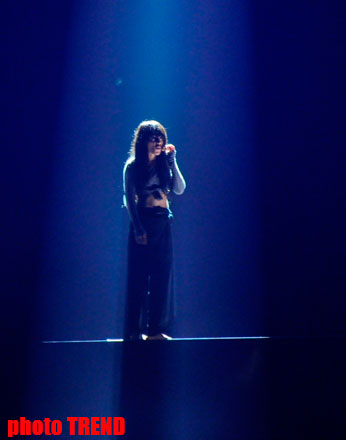 Фаворит "Евровидения 2012" на сцене "Baku Crystal Hall" (фотосессия)