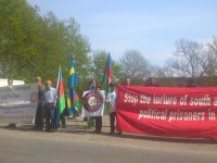 В Швеции и Нидерландах прошли акции протеста против антиазербайджанской политики Ирана (ФОТО)