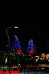 На башнях "Flame Towers" отображаются флаги стран-участниц "Евровидения-2012" (ФОТО)
