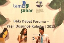 Завершился проект "Бакинский Дебатный Форум/Кубок Зеленого Мышления-2012"