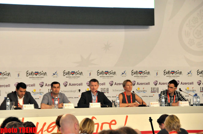 В Баку состоялась пресс-конференция руководителя "Евровидения" (фото)