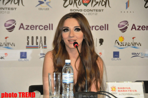 Səbinə Babayeva finala çıxmayan "Eurovision 2012" iştirakçılarına təşəkkür edib (FOTO) - Gallery Image