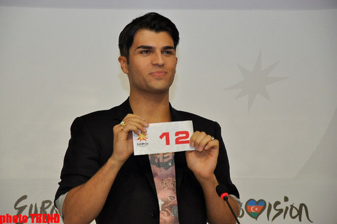 Представитель Норвегии приехал на "Евровидение-2012" в Баку за победой (ФОТО)