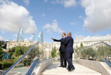 Azerbaijani President attends opening of “Small Venetian town” at Seaside National Park (PHOTO) - Gallery Thumbnail