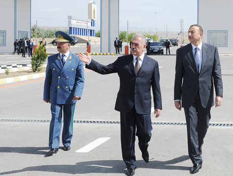 Ильхам Алиев принял участие в открытии Нахчыванского городского таможенного управления (ФОТО)