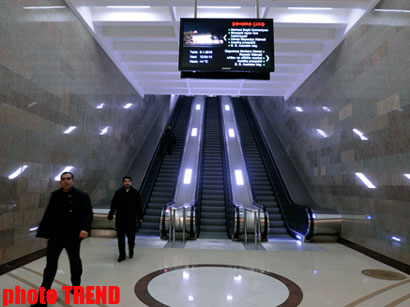 Бакинский метрополитен заменит эскалаторы на станциях глубокого залегания