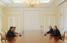 Azərbaycan Prezidenti Andorranın xarici işlər nazirini qəbul edib