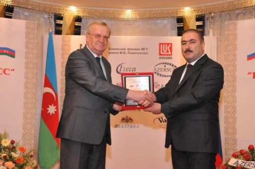 Компания Gazelli International MMC является победителем конкурса «Лучший участник азербайджано-российских торгово-экономических отношений» (ФОТО)