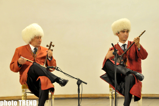 В Баку состоялся концерт фольклорной музыки Туркменистана (ФОТО)