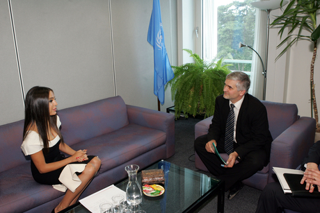 Вице-президент Фонда Гейдара Алиева Лейла Алиева провела встречи в офисах международных организаций в Женеве (ФОТО)