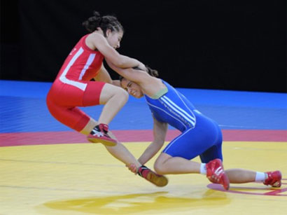 Azerbaijani female wrestler wins silver of 2nd European Games