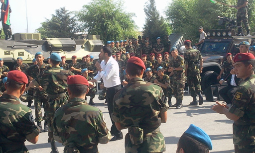 Намиг Гарачухурлу выступил с концертом перед солдатами (фотосессия)