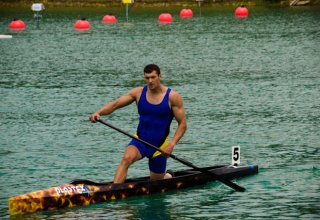 Azerbaijani canoe sprinter in finals at Rio 2016