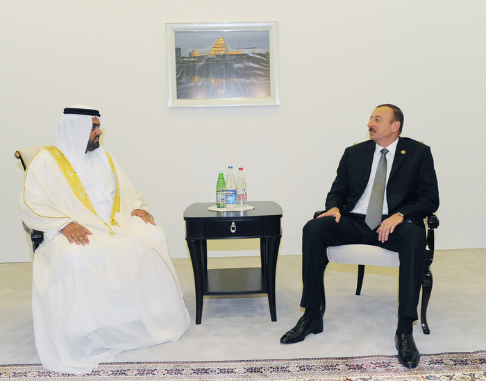 Президент Азербайджана встретился с принцем эмирата Эль-Фуджайра ОАЭ