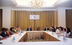 Представители российской молодежи встретились с вице-президентом Фонда Гейдара Алиева Лейлой Алиевой (ФОТО)