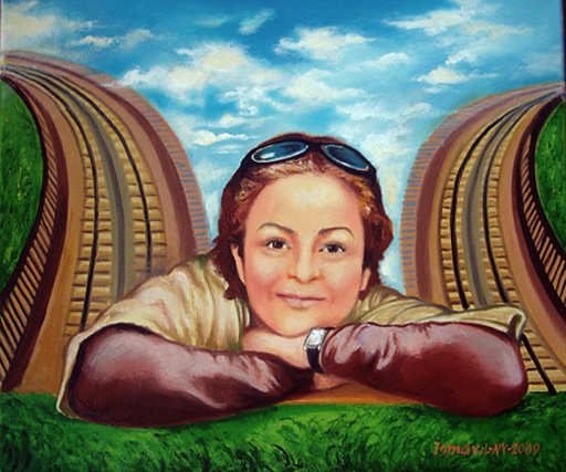 Портреты заслуженного художника Азербайджана Исмаила Мамедова (фотосессия)