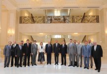 Azerbaijan`s President receives Russian delegation led by chairman of State Duma (PHOTO)