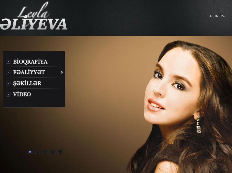 Vice-President of Heydar Aliyev Foundation Leyla Aliyeva’s official website launched