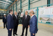 Azerbaijani President inaugurates Garadag Metal Constructions Plant (PHOTO) - Gallery Thumbnail