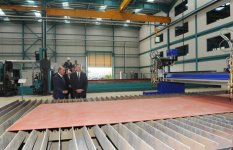 Azerbaijani President inaugurates Garadag Metal Constructions Plant (PHOTO) - Gallery Thumbnail