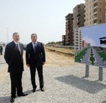 President Ilham Aliyev visits site of new park to be built in Sahil district of Garadagh region (PHOTO)