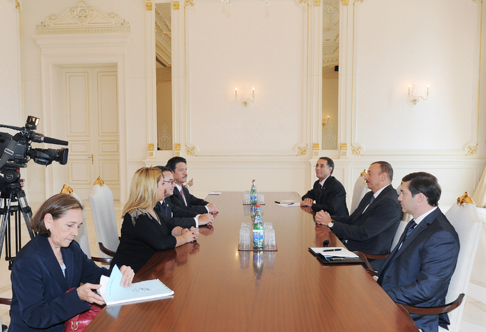 Президент Азербайджана принял делегацию во главе с зампредседателя Сената Мексики