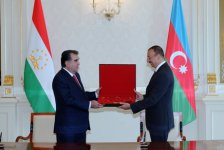 Awarding ceremony of Azerbaijani and Tajik presidents held (PHOTO) - Gallery Thumbnail