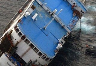 Cambodia-registered ship with Russian-Ukrainian crew overturns in Sea of Japan