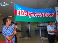 First group of Azerbaijani sportsmen leave for London 2012 Olympics (PHOTO)