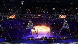 Azerbaijani President and his spouse attend the Opening Ceremony of London 2012 Olympic Games (PHOTO) - Gallery Thumbnail