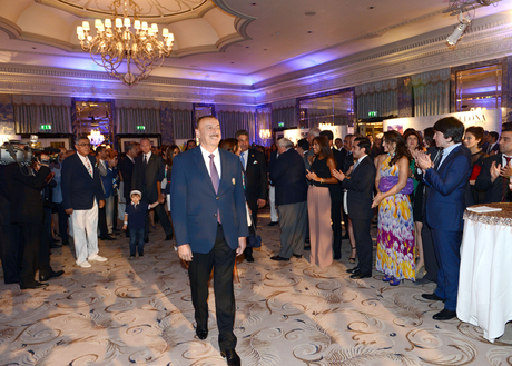 President Ilham Aliyev attends “Day of Azerbaijan” in London
