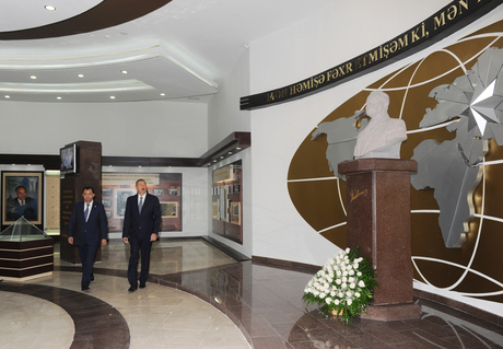 Azerbaijani President inaugurates newly reconstructed Heydar Aliyev Center in Lankaran (PHOTO)